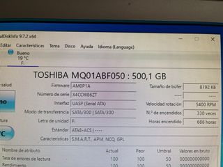 Disco Duro Toshiba MQ01ABF050 500GB