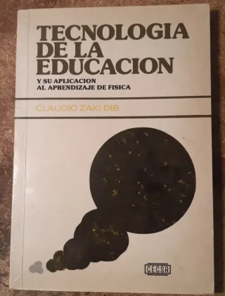 Tecnología de la educación y su apli..Zaki Dib