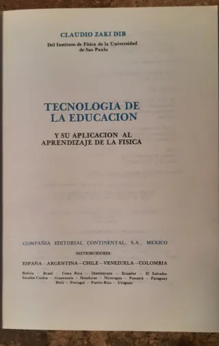 Tecnología de la educación y su apli..Zaki Dib
