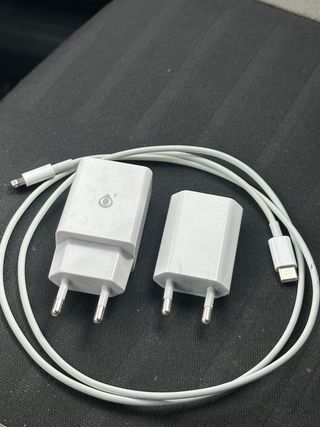 Lote Cargador Apple Original + Cable