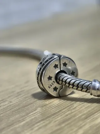 Charm Plata 925 Luna Estrellas