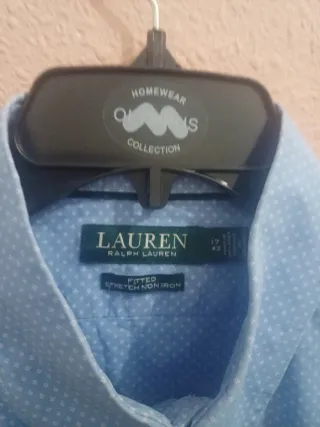 Camisa Ralph Lauren Talla 17/43 Azul