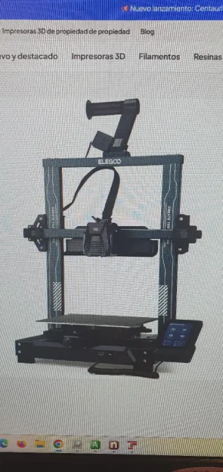 Impresora 3D Filamentos Elegoo Negra/Gris