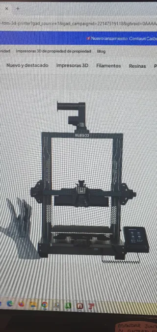 Impresora 3D Filamentos Elegoo Negra/Gris