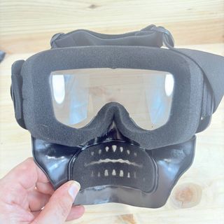 Gafas de moto desmontables Vintage Unisex (Gris)