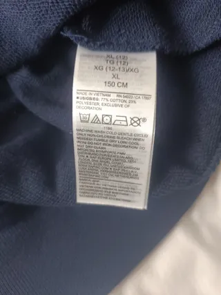 Sudadera GAP con cremallera y capucha XL