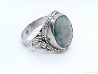 Anillo Plata Raíz de Esmeralda