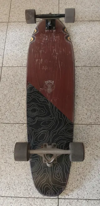 Longboard Oxelo Negro