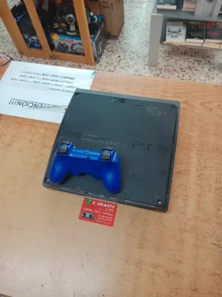 CONSOLA SONY PS3 SLIM 320GB CON MANDO Y CABLES