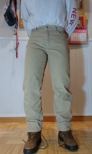 Pantalones Calvin Klein Corduroy Beige W32