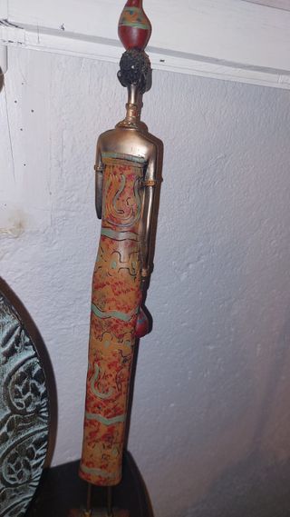 Figura Mujer Africana Decorativa