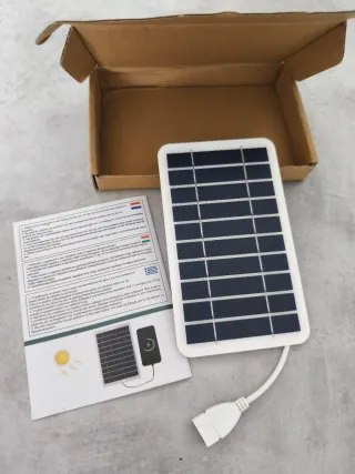 Cargador Solar Portátil USB