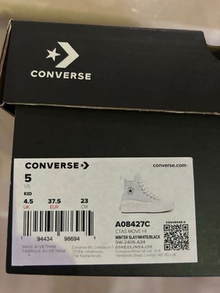 Converse azul talla 37.5