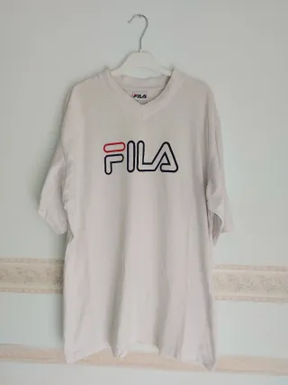 Maglietta FILA Vintage Bianca Tg L