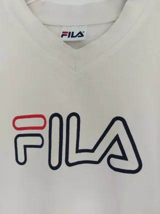 Maglietta FILA Vintage Bianca Tg L
