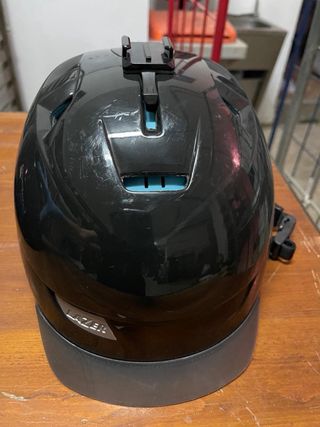 Casco Lazer Negro con Soporte GoPro MTB