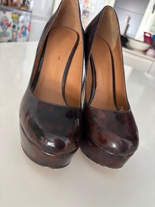 Tacones marrones Aldo talla 38, espectaculares!