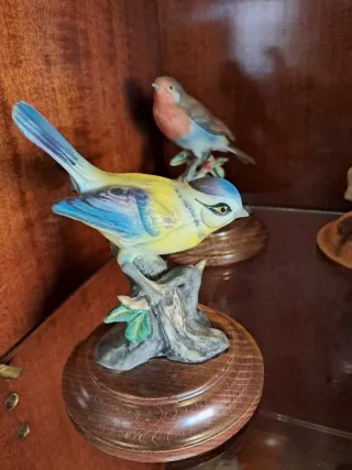 Colección figuras pájaros cerámica