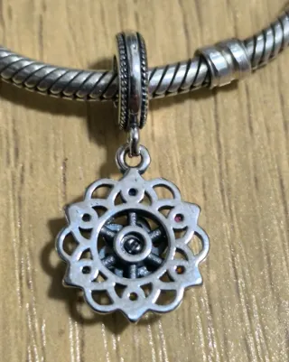 Charm Mandala Multicolor Plata