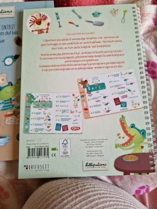 Libro de cociña para niños.