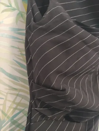 vestido raya diplomática de Zara