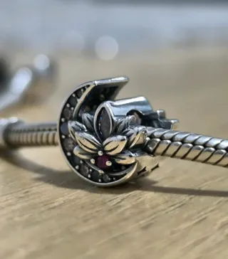 Charm Luna y Flor de loto