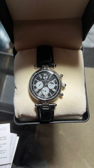 Reloj WM of Switzerland Negro/Plata