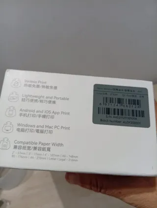 Impresora Térmica Peripage Blanca