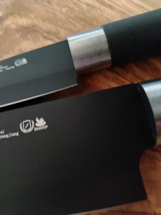 Set 2 coltelli Plys - design black & steel