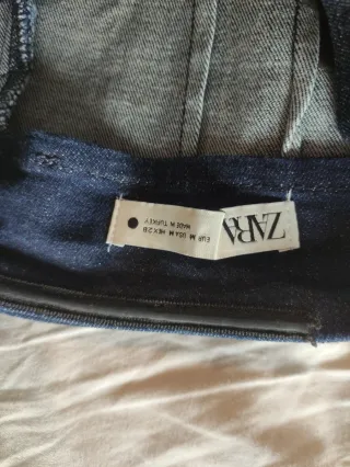 Vestido vaquero tubo Zara