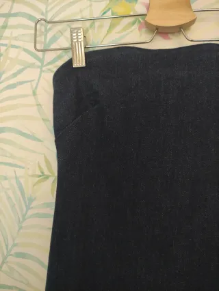 Vestido vaquero tubo Zara