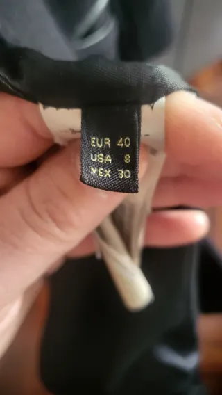 Abrigo Massimo Dutti Negro