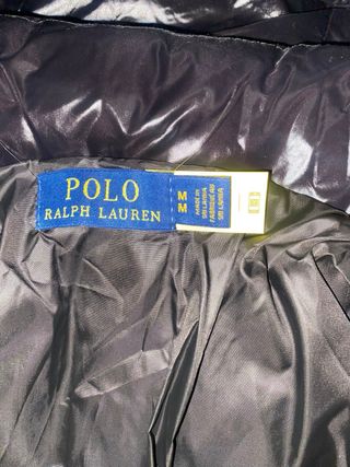 Abrigo Negro Polo Ralph Lauren Talla M