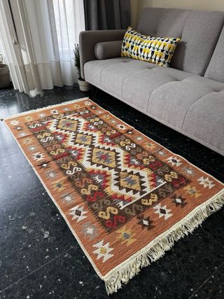 Tappeto Kilim in Cotone Etnico 80x150 cm