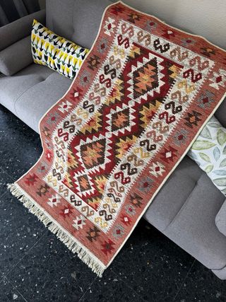 Tappeto Kilim in Cotone Etnico 80x150 cm