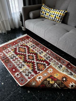 Tappeto Kilim in Cotone Etnico 80x150 cm