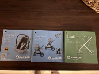 Maxi-Cosi Zelia S 3en1 Capazo Paseo y silla coche