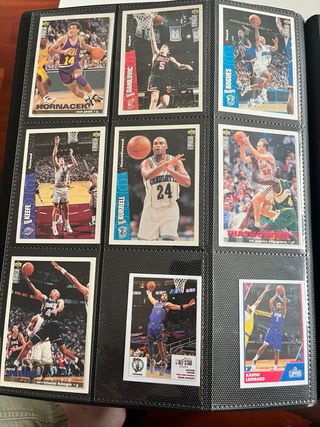 Tarjetas NBA Upper Deck y Panini