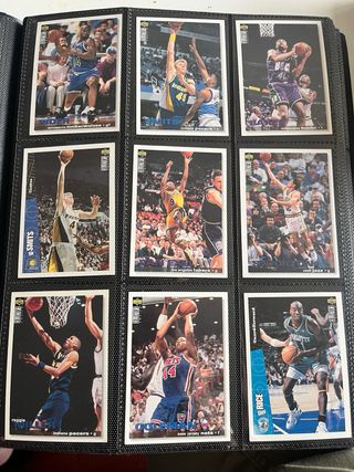 Tarjetas NBA Upper Deck y Panini