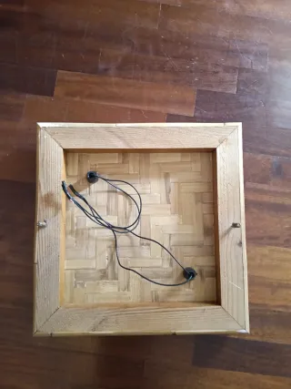 Lampadario in bambù