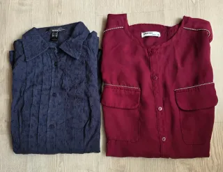 Lote 2 blusas Mango y Okeysi