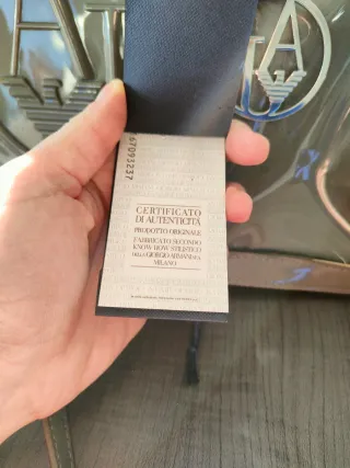 Borsa Armani Jeans mano/tracolla grigia