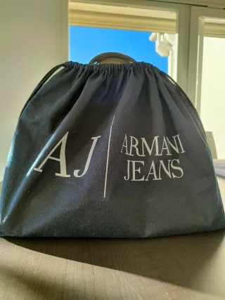 Borsa Armani Jeans mano/tracolla grigia