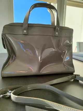 Borsa Armani Jeans mano/tracolla grigia