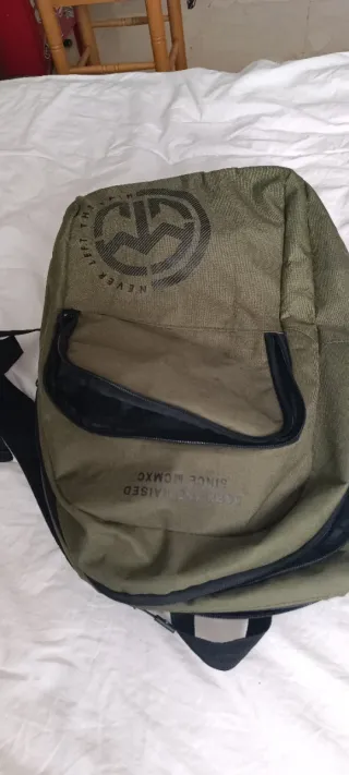 Mochila verde militar
