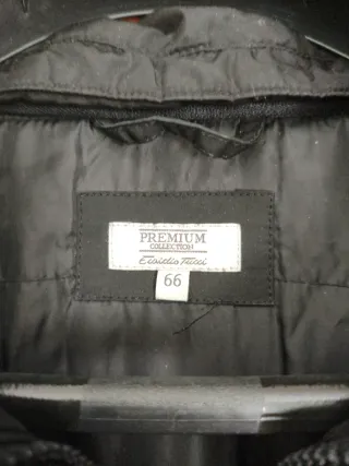 Chaquetón Emidio Tucci Negro Hombre usado