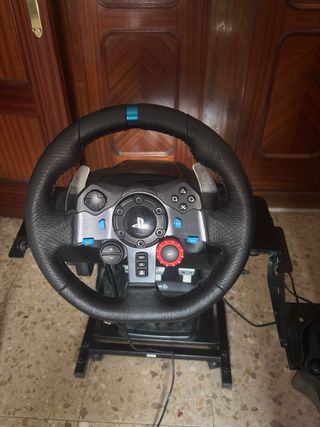 Logitech G29 con soporte y palanca