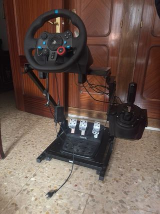 Logitech G29 con soporte y palanca