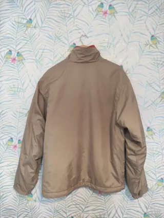 Abrigo Adidas Vintage Beige y Naranja