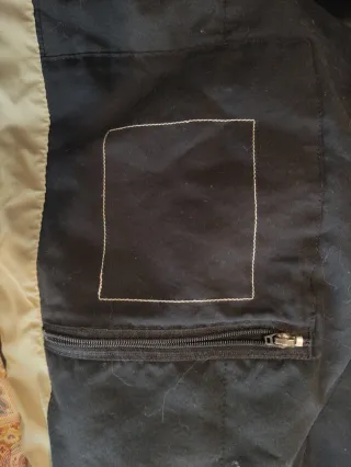 Abrigo Adidas Vintage Beige y Naranja